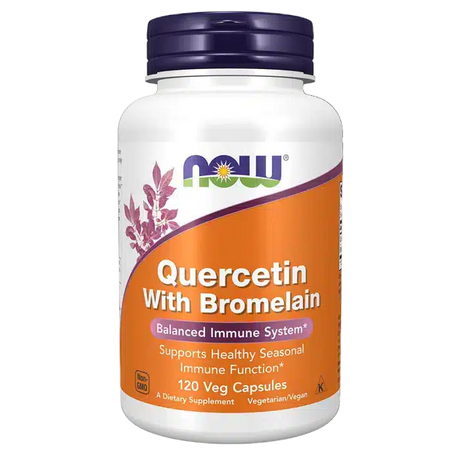 Quercetin with Bromelain 120vcap - Now Foods