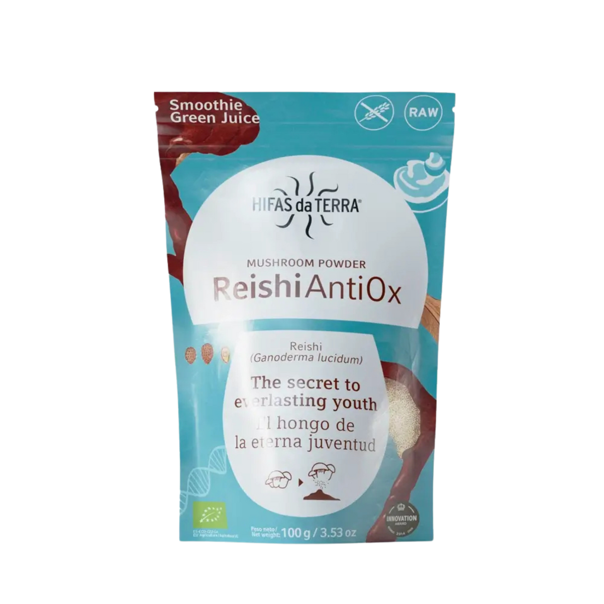 Reishi Antiox 100g – Hifas da Terra