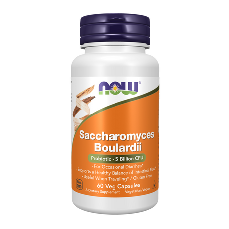 Saccharomyces Boulardii 60vcaps - Now Foods