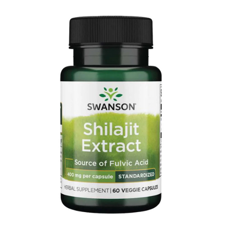Shilajit Extract 400mg 60 cápsulas – Swanson

