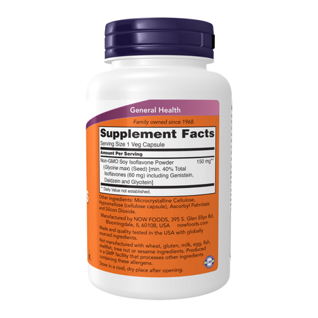 Soy Isoflavones 120vcap - Now