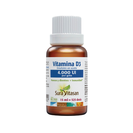 Vitamina D3 4000UI 15ml - Sura Vitasan