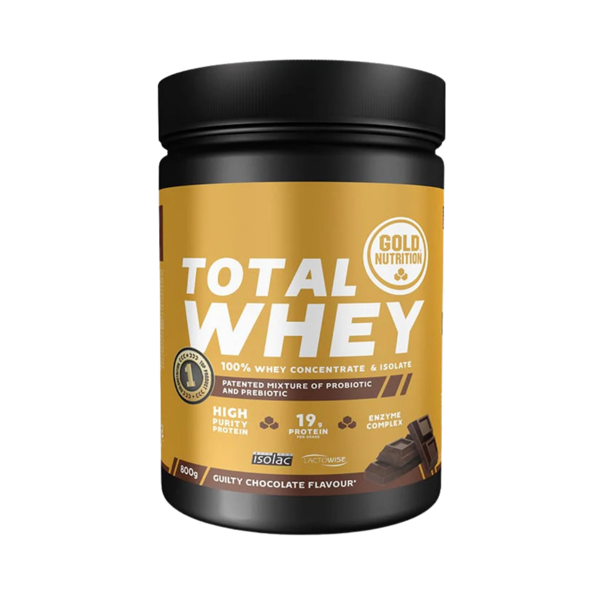 Total Whey 800g Chocolate - Gold Nutrition