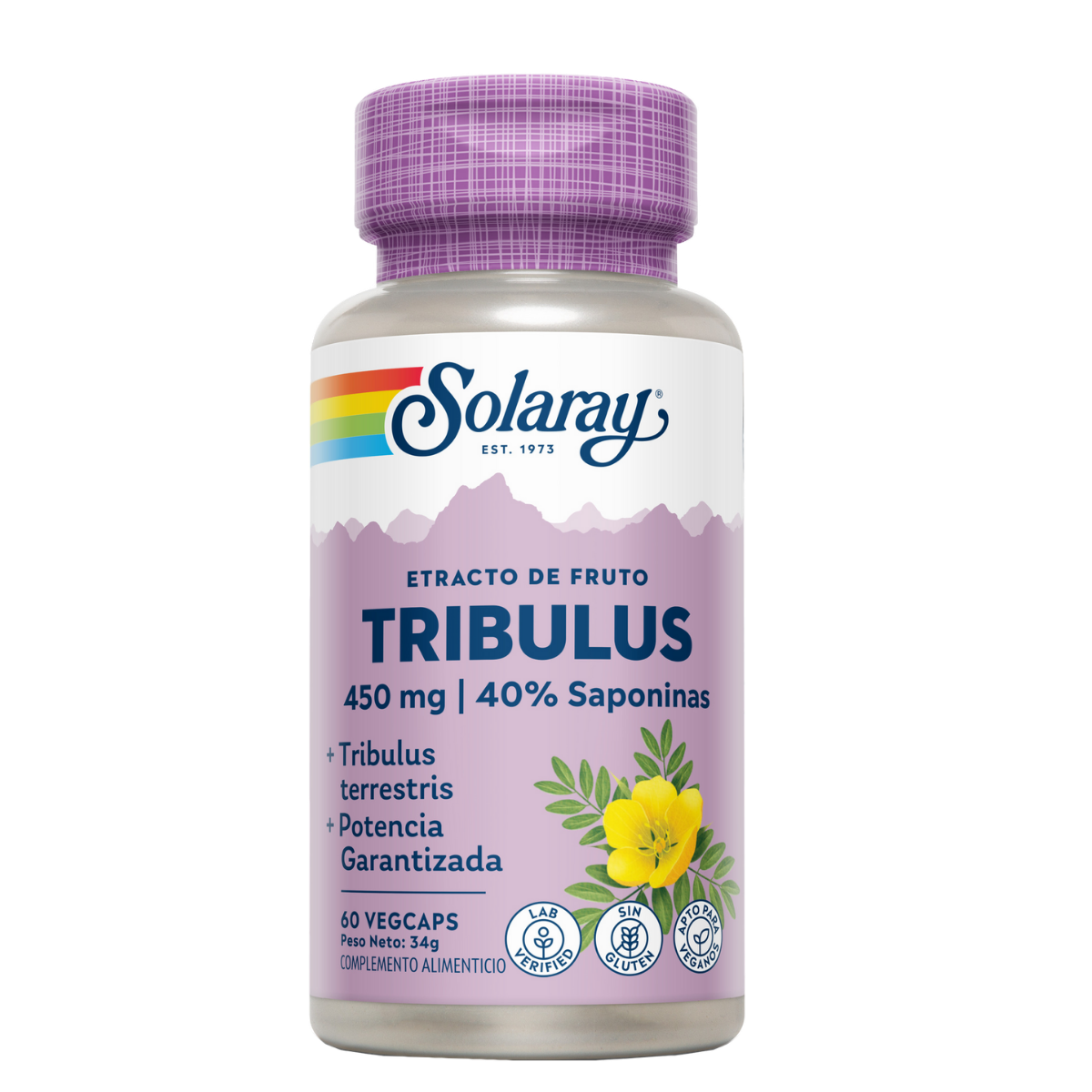 Tribulus 450mg 60vcap -  Solaray