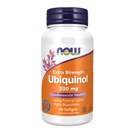 Ubiquinol 200mg 60sft - Now Foods