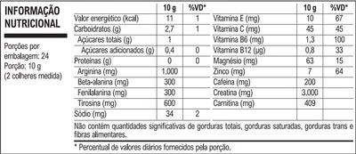 V-Fort Ultra (Pré-Treino) 240g Limão - Vitafor