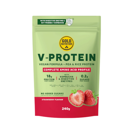 V-Protein 240g Morango - Gold Nutrition
