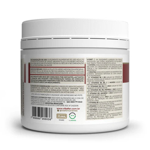 V-Fort Ultra (Pré-Treino) 240g Limão - Vitafor