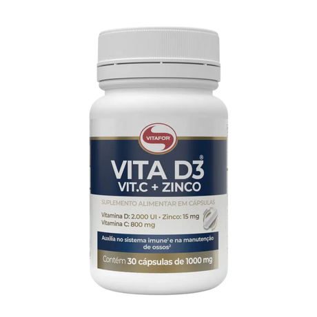 Vita-D3-C-Zinco-30cap-Vitafor