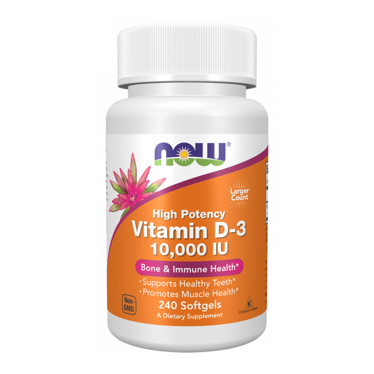 Vitamin D-3 10.000 IU 240sft - Now Foods