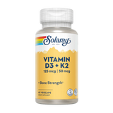 Vitamin D3 + K2 60vcap - Solaray