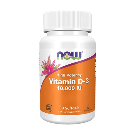 Vitamin D-3 10.000 IU 30sft - Now Foods
