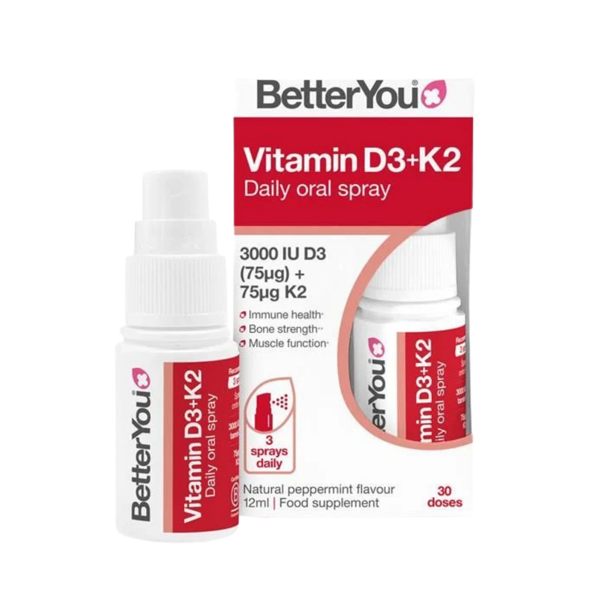 Vitamin D3+K2 12ml - BetterYou