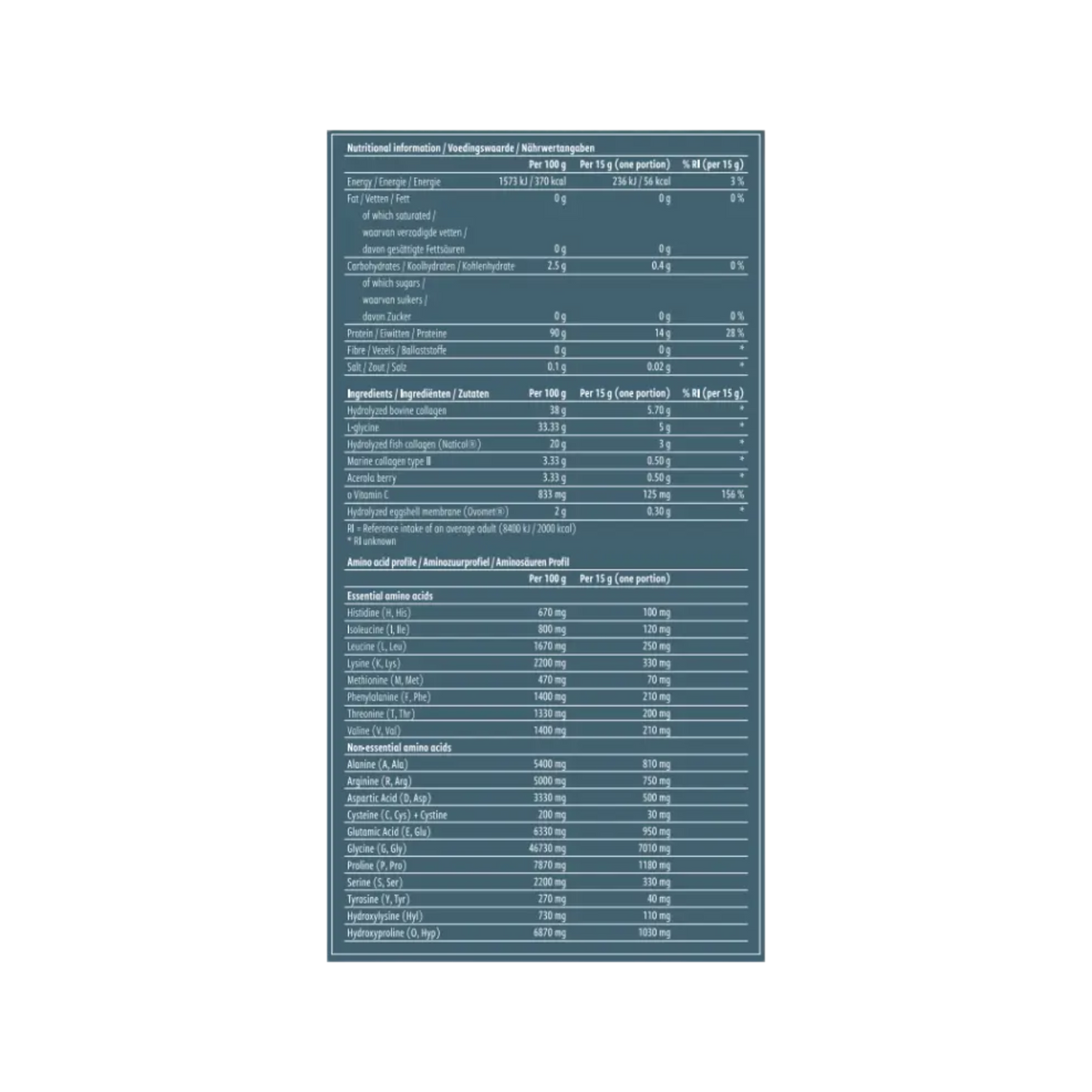 Complete Collagen Unflavoured 450g – Noordcode