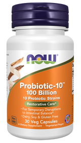 Probiotic-10 100 Billion 30vcap - Now Foods