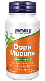 Dopa Mucuna 90vcap - Now Foods