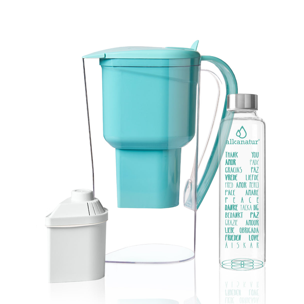 Alkanatur Drops Jar 400l + Borosilicate Bottle - Alkanatur