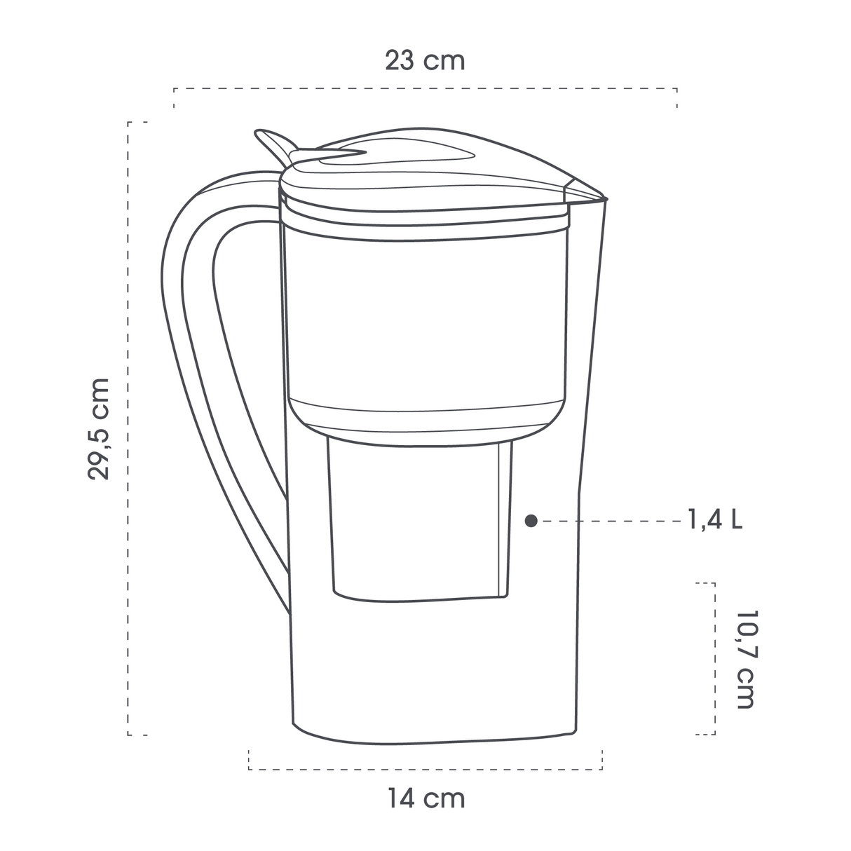 Drops jar 400 liters - Alkanatur