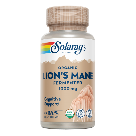 Lion's Mane 1000mg 60cap - Solaray