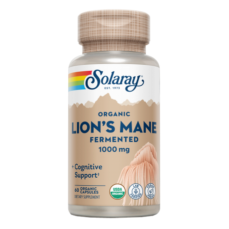 Lion's Mane 1000mg 60cap - Solaray