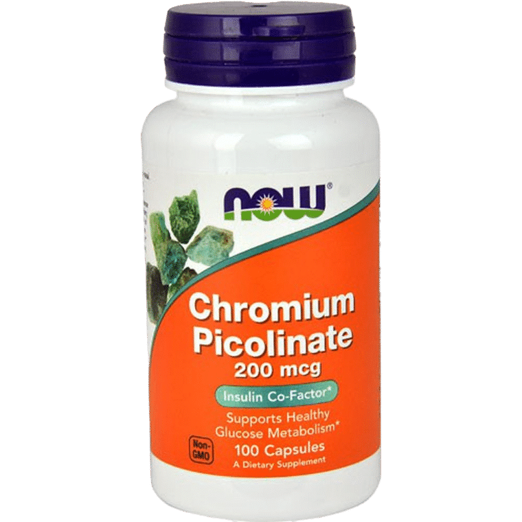 Chromium Picolinate 200 mcg – Now Foods