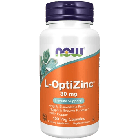 L-Optizinc 30mg – Now Foods