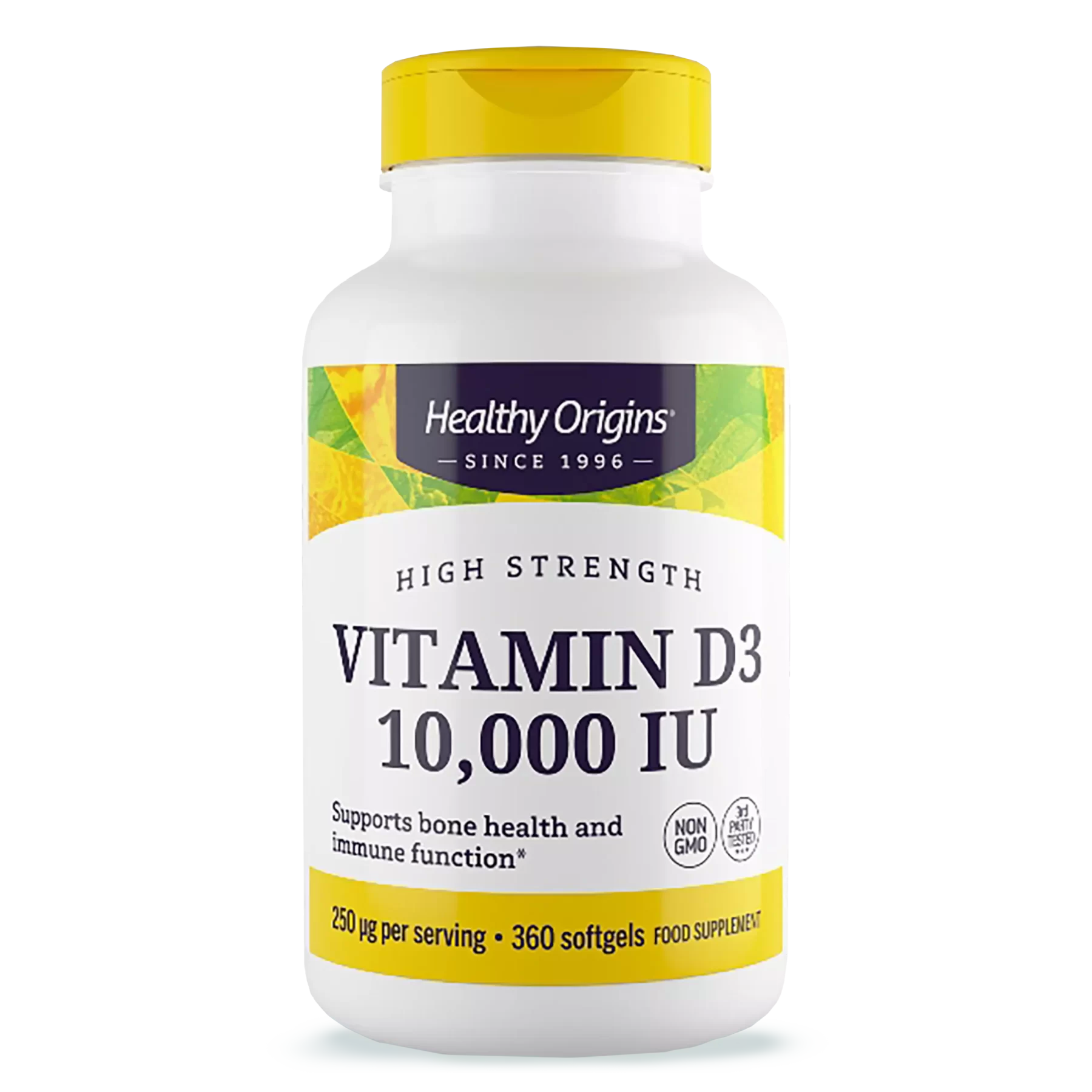 Vitamin D3 10,000 IU – Healthy Origins