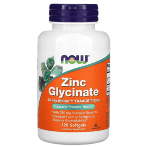 Zinc Glycinate 30mg – Now Foods