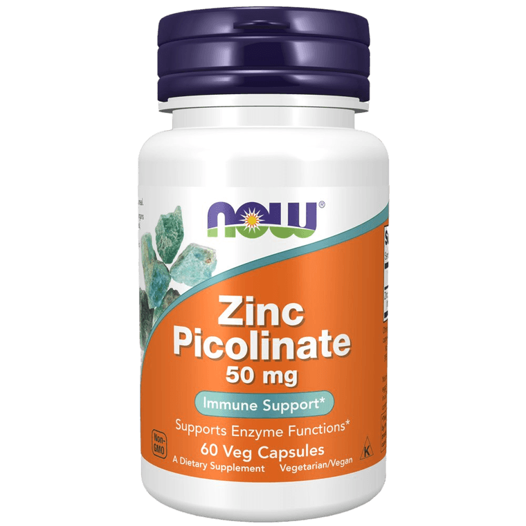 Zinc Picolinate 50mg – Now Foods
