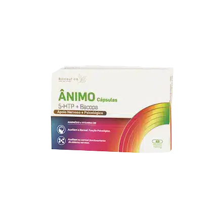 Ânimo 5-HTP + Bacopa 60cap – Bioceutica