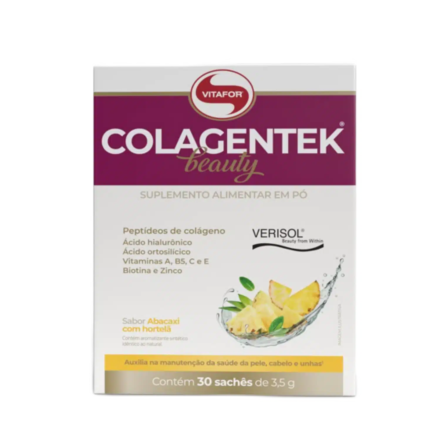 Colagentek Beauty Verisol Abacaxi 30saq – Vitafor