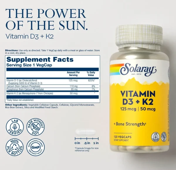 Vitamin D3 K3 120vcap 2