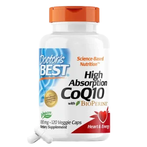 High Absorption CoQ10 with Perine 100mg 120cap - Doctor's Best